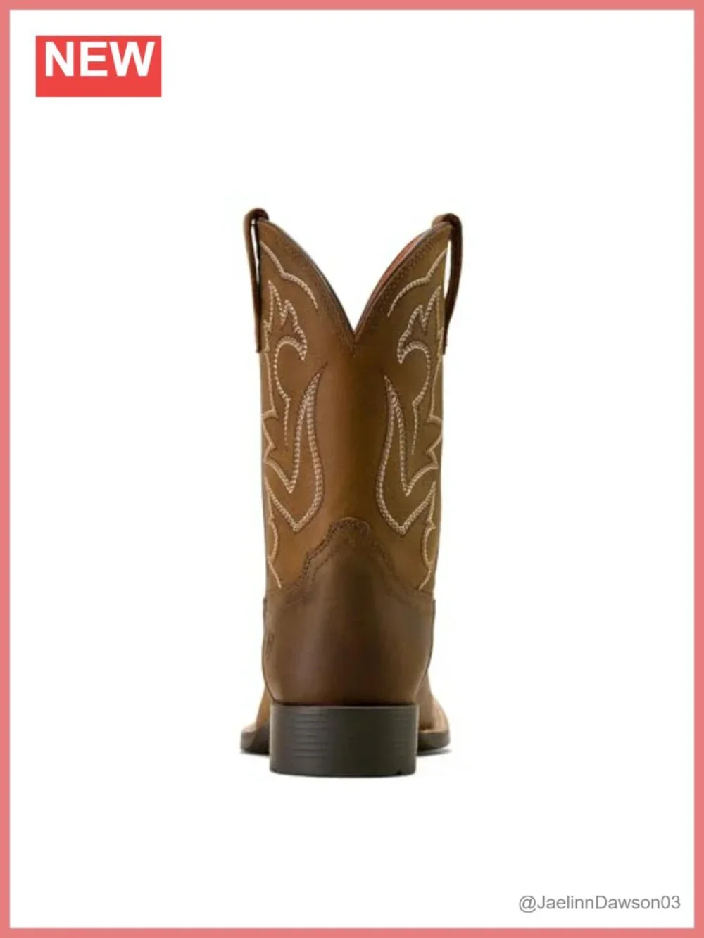 Ariat Kids Western Boots Square Toe Leather Calf High Pull-On